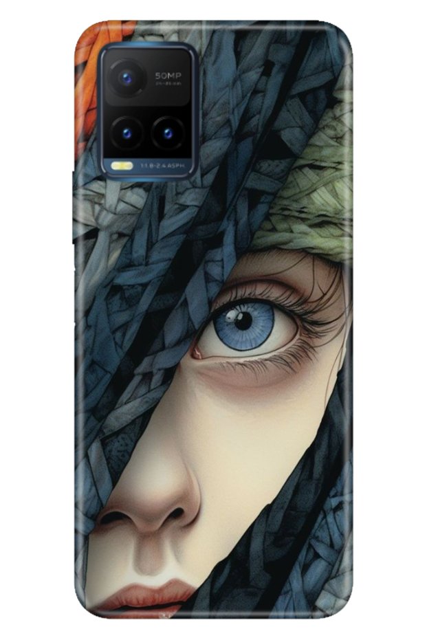 Vivo Y21S Case Colorful Tpu Uv Printed Patterned Silicone Silhouette