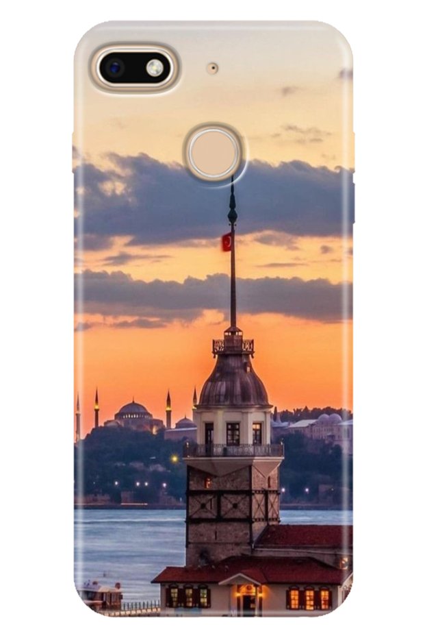 General Mobile Gm 8 Go Case Patterned Silicone Color Tpu Uv Maiden Tower