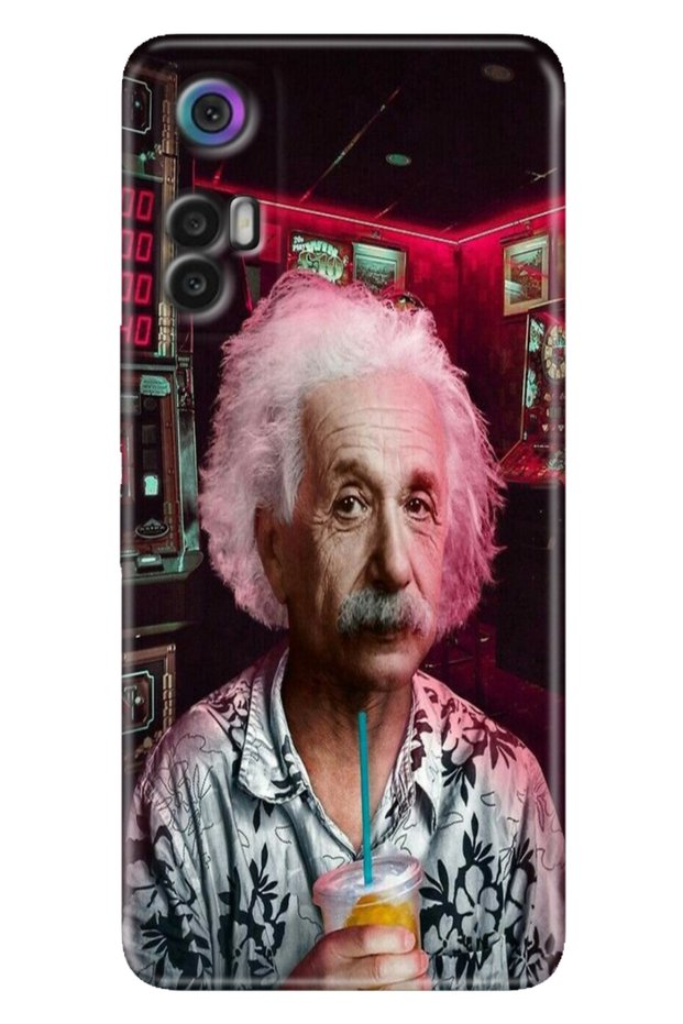 Tcl 30+ (Plus) Case Silicone Colorful Illustrated Back Cover Albert