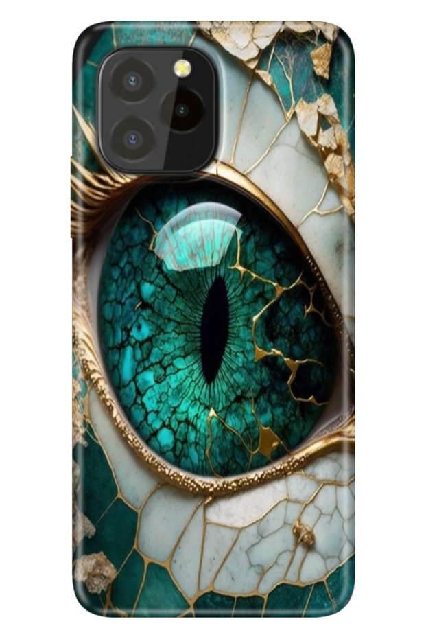 حافظة متوافقة مع Oukitel C21 Pro / Plus مصنوعة من السيليكون الملون TPU UV Eye of the Goddess