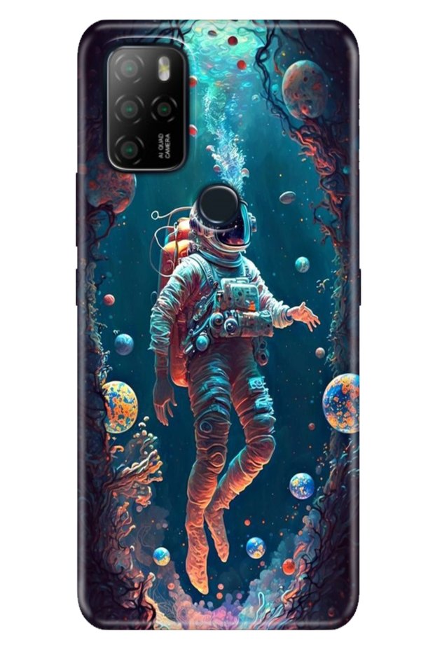 Omix X300 / Omix X500 Case Hd Silicone Colorful Themed Patterned Tpu Astronaut