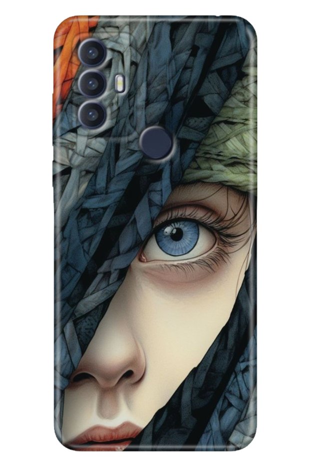 Tcl 30 Se Case Patterned Silicone Colorful Tpu Uv Silhouette