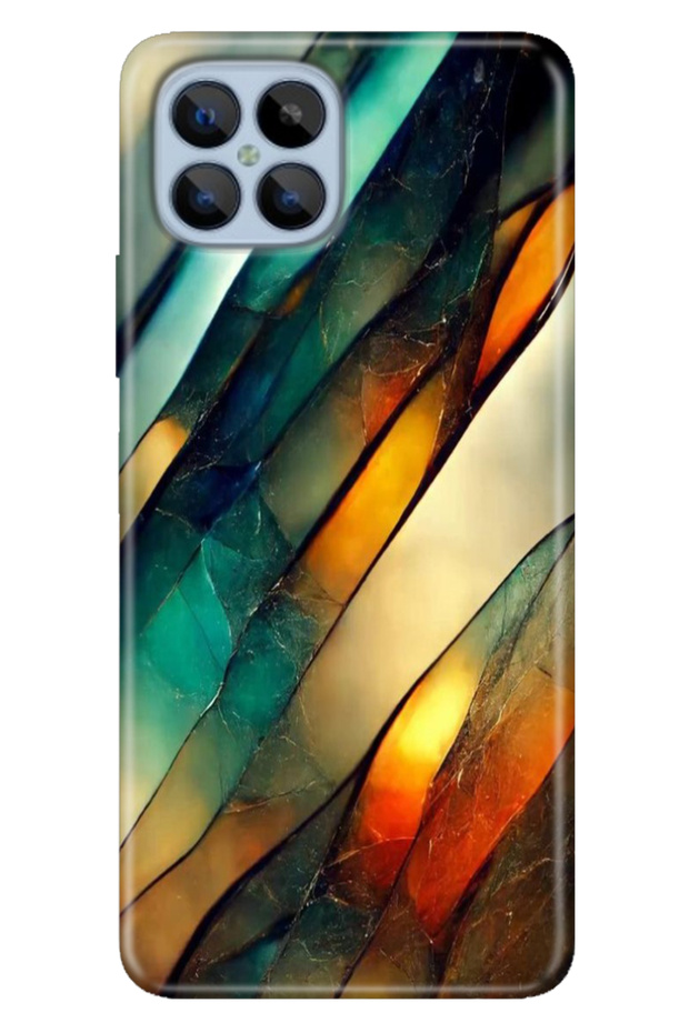 Omix X600 Case Colorful Flexible Silicone Themed Patterned Tpu Flora Marble
