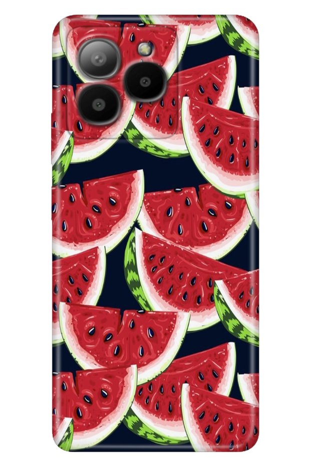 Omix X7 Case Colorful Special Themed Patterned Silicone Tpu Stock Watermelon