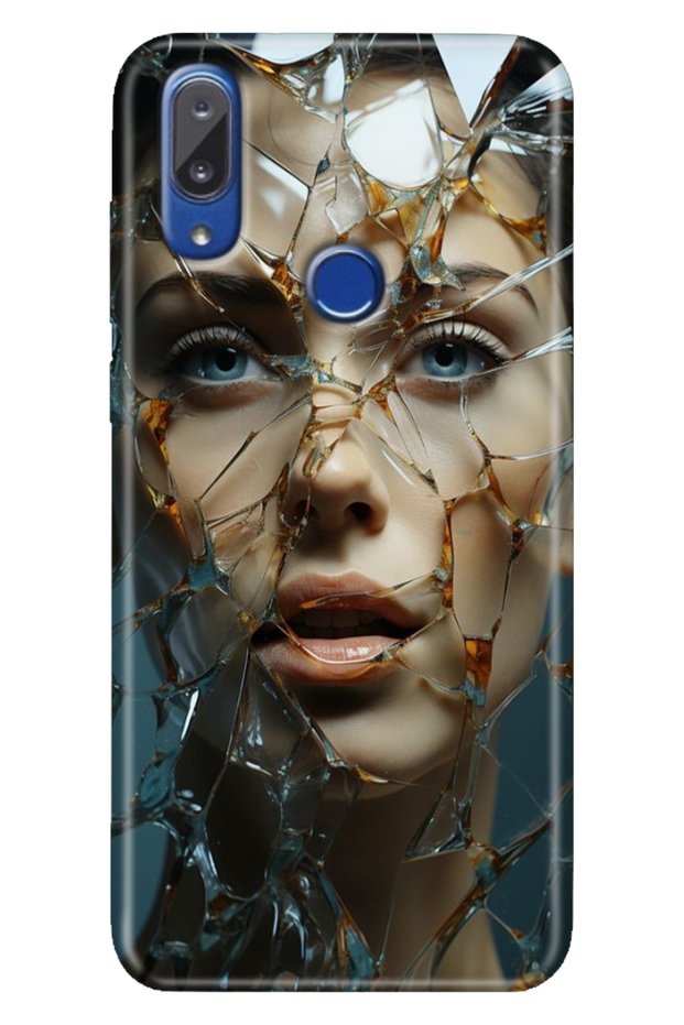 Vestel Venus E5 Case Patterned Printed HD Vestel E5 Silicone Glass Fracture