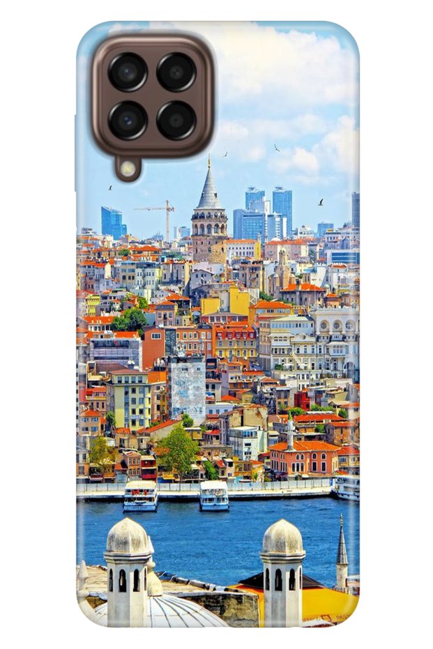 Samsung Galaxy M33 Case Printed Flexible Silicone Cover Istanbul