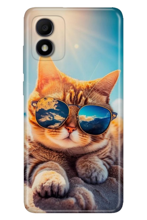 Tcl 303 Case Silicone Colorful Phone Case Cat