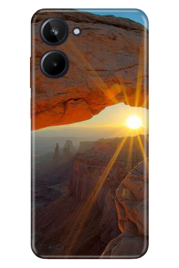 Realme 10 4g Case Colorful Patterned Silicone Tpu Special Design Sun
