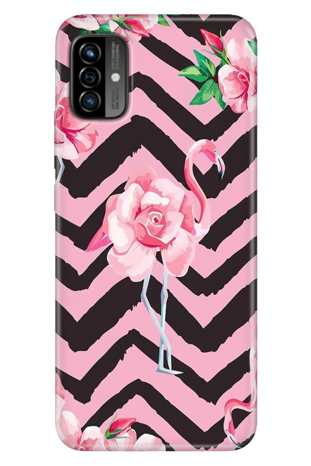 Reeder P13 Blue Max Pro Lite 2022 Case Patterned Cover Silicone Cover Flamingo