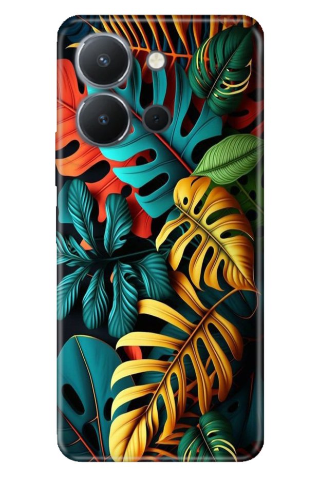 Vivo Y36 4g Case Colorful Tpu Uv Printed Patterned Silicone Colorful Forest