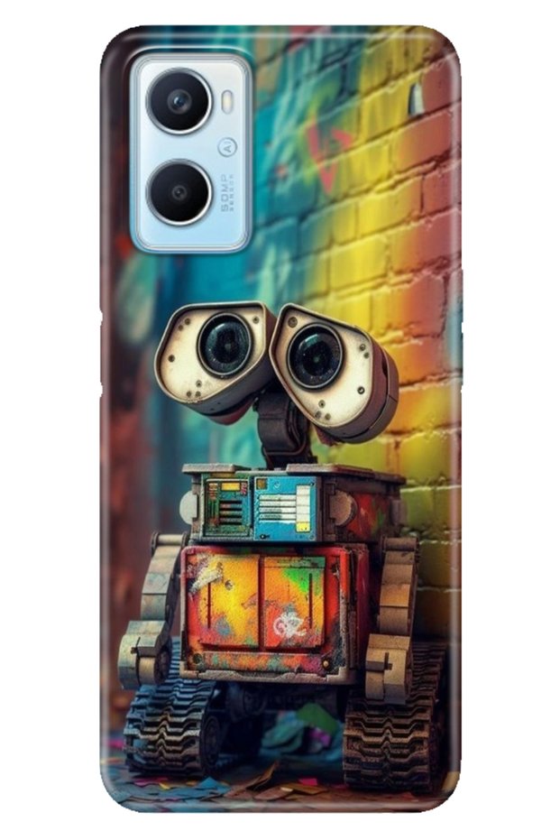 Oppo A96 Case (Cph2333) Compatible Patterned Silicone Tpu Choreography Robotic