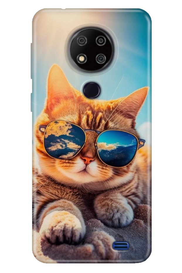 Reeder P13 Blue Max 2020 Case Patterned Cover Silicone Cover Cat