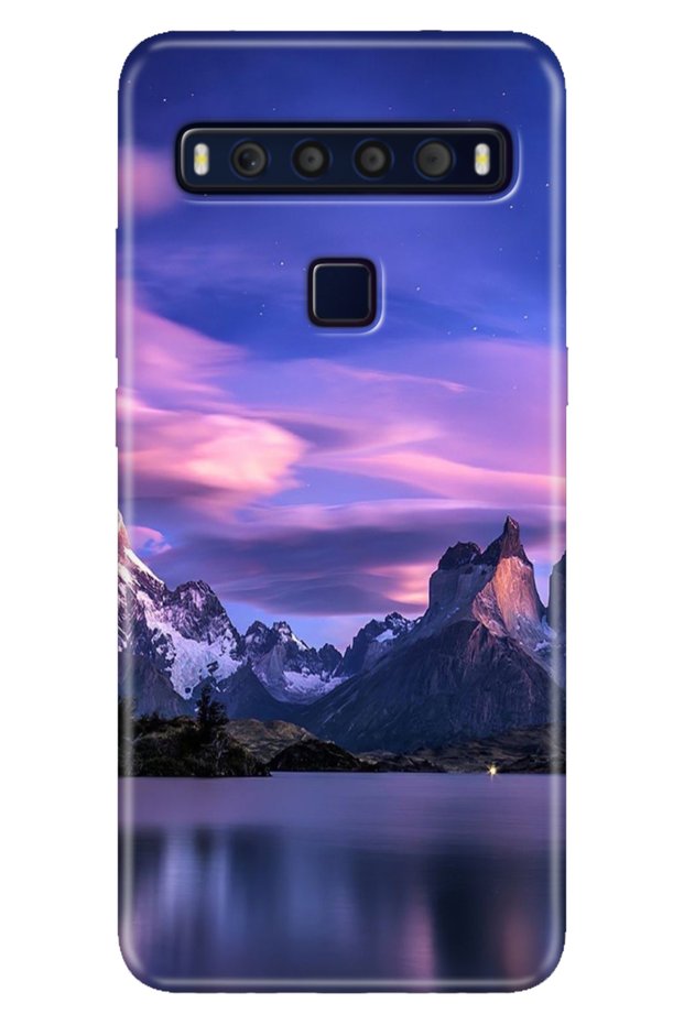 Tcl 10L Case Printed 6.53'' Silicone Colorful Illustrated Back Cover North
