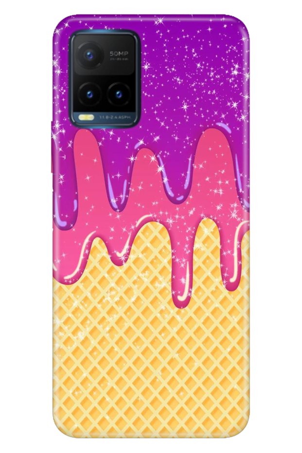 Vivo Y21S Case Colorful Tpu Uv Printed Patterned Silicone Cream