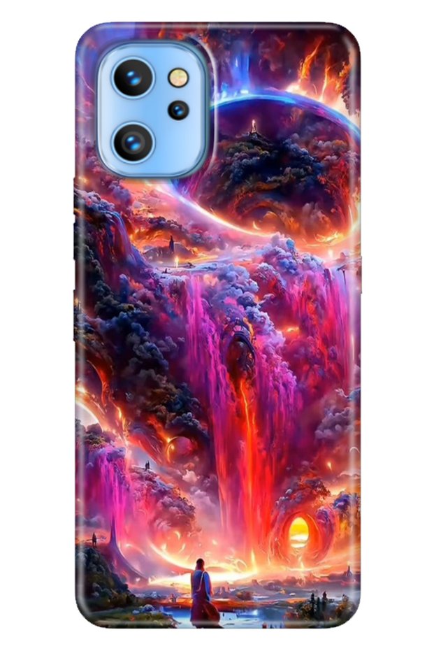 حافظة Reeder S19 Max Pro من السيليكون بطباعة UV Mystery Country
