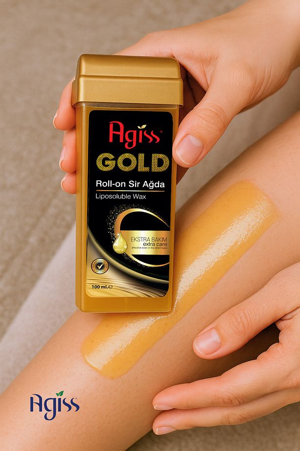3 Adet Kartuş Roll-on Ağda Isıtıcı Ağda Makinesi 100 Metre Ağda Bezi Tüm Ciltler için Ağda Seti - 7
