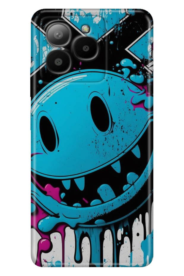 Omix X7 Case Colorful Special Themed Patterned Silicone Tpu Stock Vintage Wall