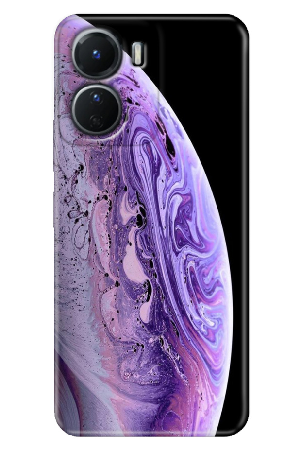 Vivo Y16 Case Patterned Silicone Technology Cover World