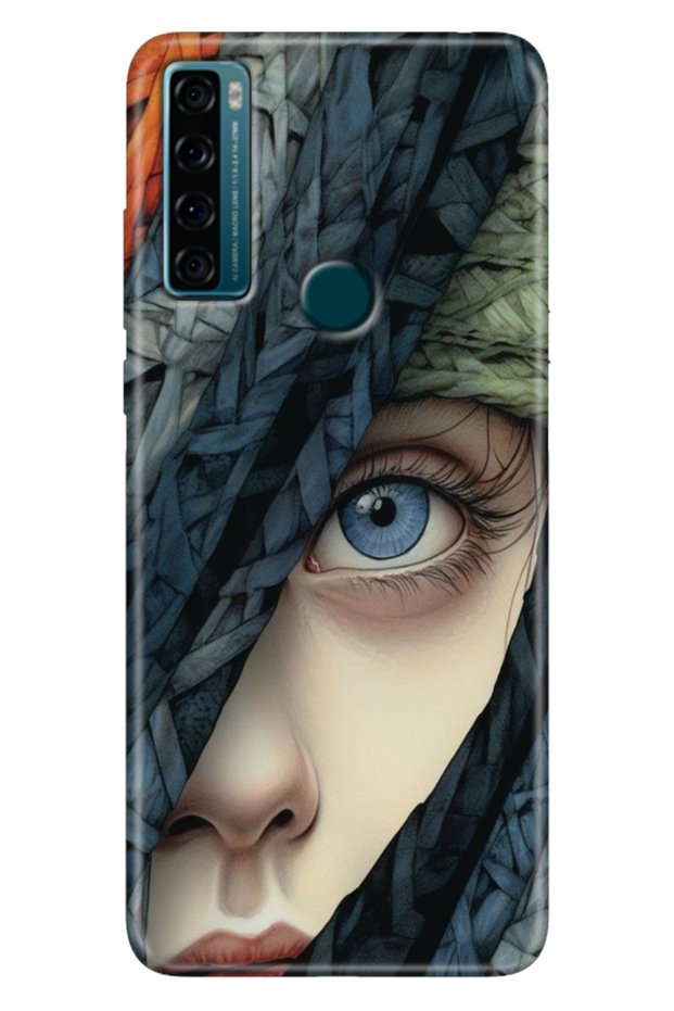 Tcl 20 Se Case Printed Silicone Colorful Illustrated Back Cover Silhouette