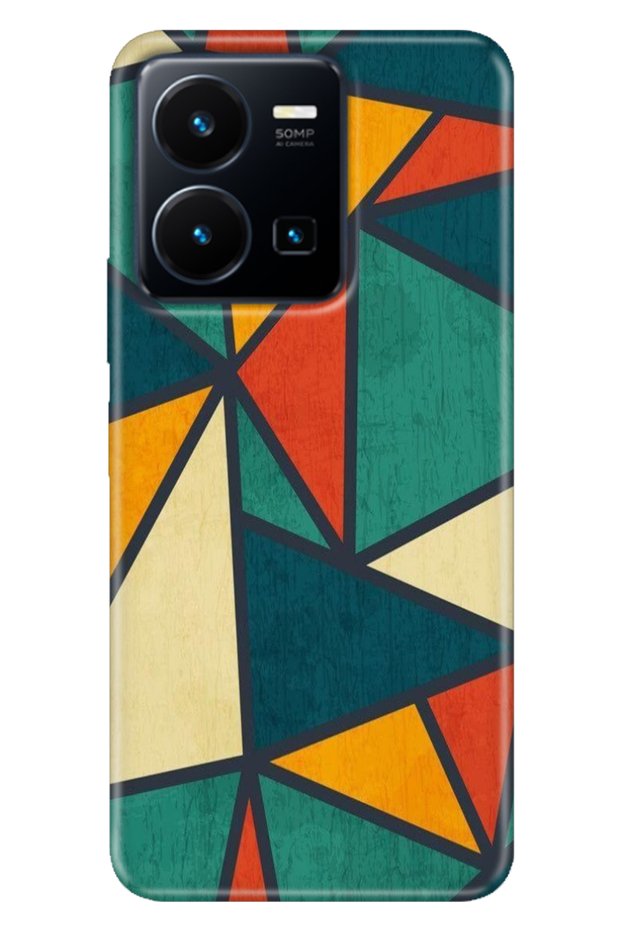 Vivo Y22S -Y35 Case Colorful Tpu Uv Printed Patterned Silicone Wall