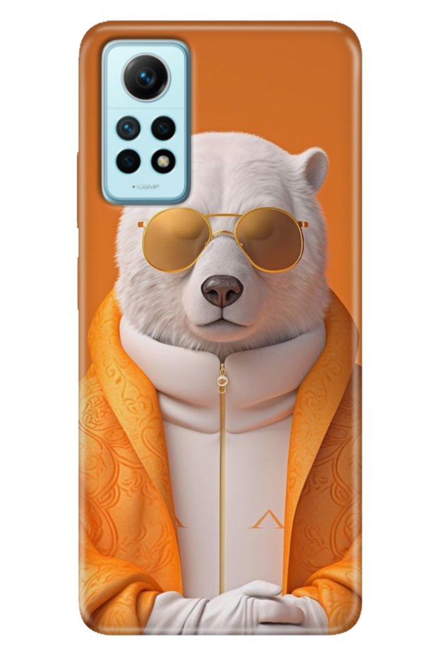 Xiaomi Redmi Note 12 Pro 4g Case Colorful Patterned Print Design Silicone Style Bear