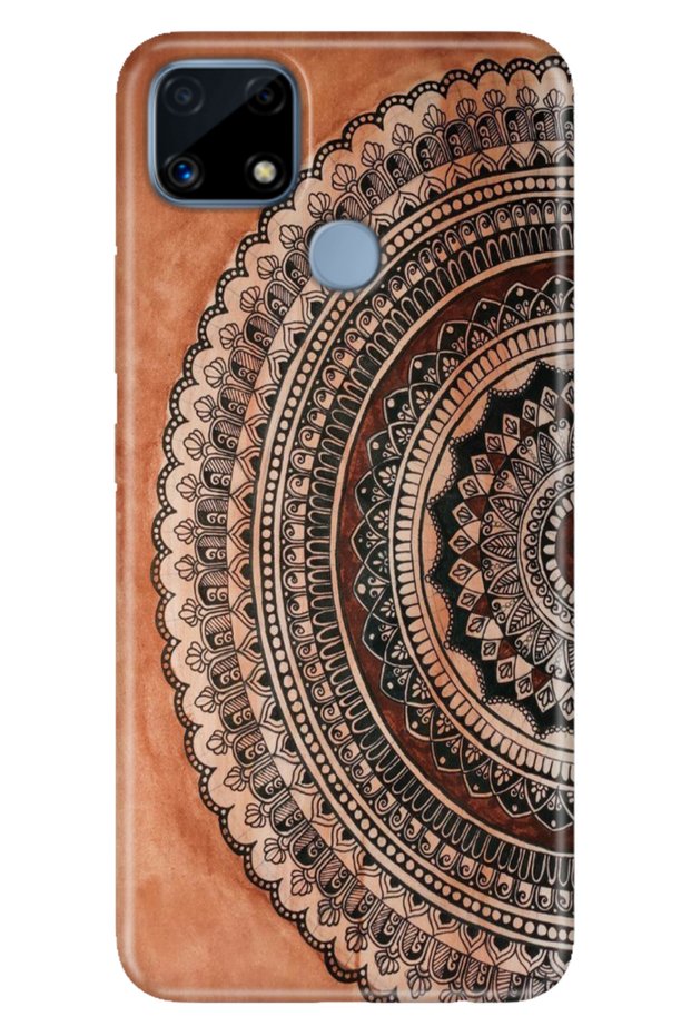 Realme C25 Case Patterned Silicone Colorful Phone Case Matte Max