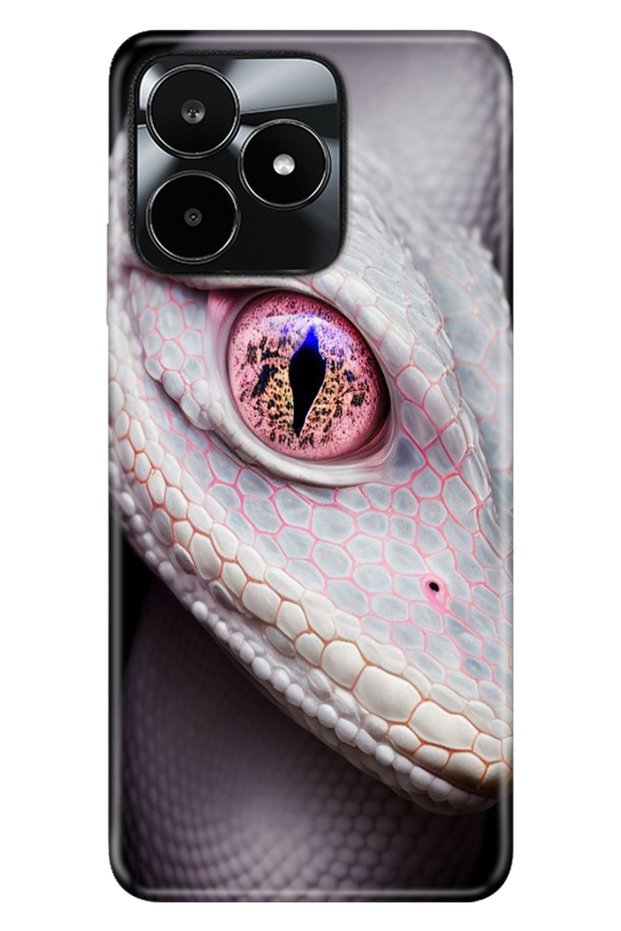 Realme C53 Case (Rmx3760) Compatible Patterned Silicone Colorful Tpu Uv Female Cobra