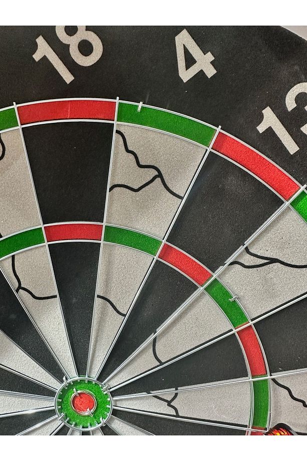 Yüksek Kalite Profesyonel BÜYÜK Boy Dart Seti Mega Dart Tahtası 18inch Hedef Tahtası ÖZEL YAPIM 6 OK - 2