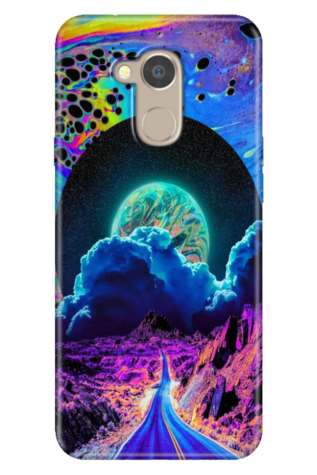 General Mobile Gm 8 Compatible Case Patterned Silicone Color Tpu Uv Dream Road