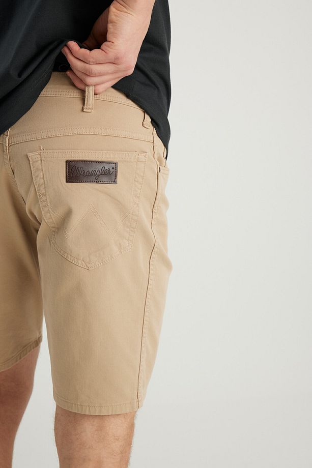 Erkek Camel Wrangler 5 Cep Non Denim Şort W211205211 Şort W211205211-Camel - 5