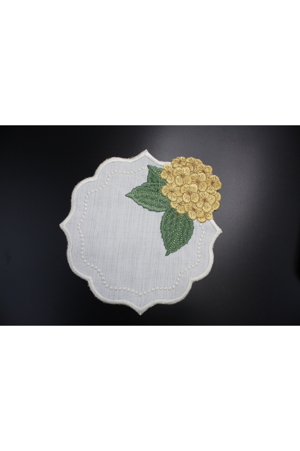 Hydrangea Patterned Cocktail Napkin - 2