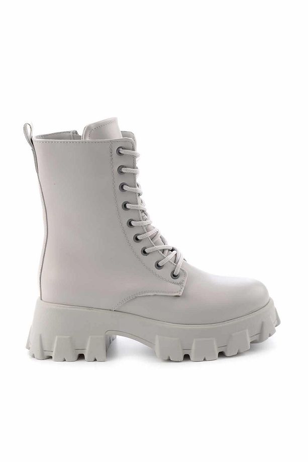 Gri Kadın Bot & Bootie K02823530009 - 3