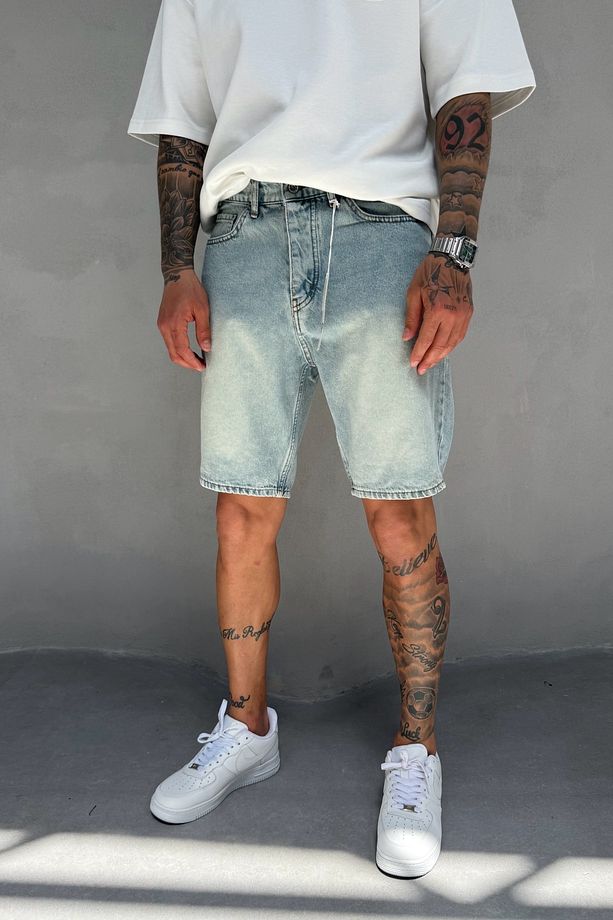Mavi Denim Kumaş Erkek Jean Kot Şort Mz576 - 3