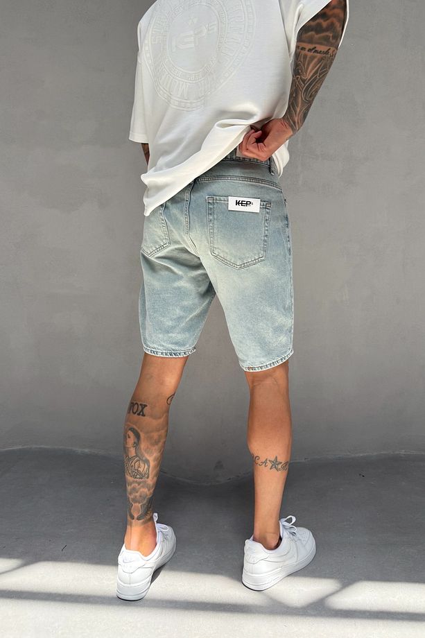 Mavi Denim Kumaş Erkek Jean Kot Şort Mz576 - 2