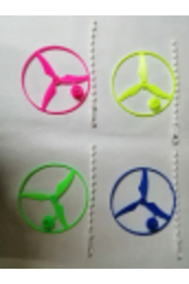Nostaljik Uçan Ufo Fırıldak Ufo Uçan Daire Oyuncak Ufo 4 Adet - 4