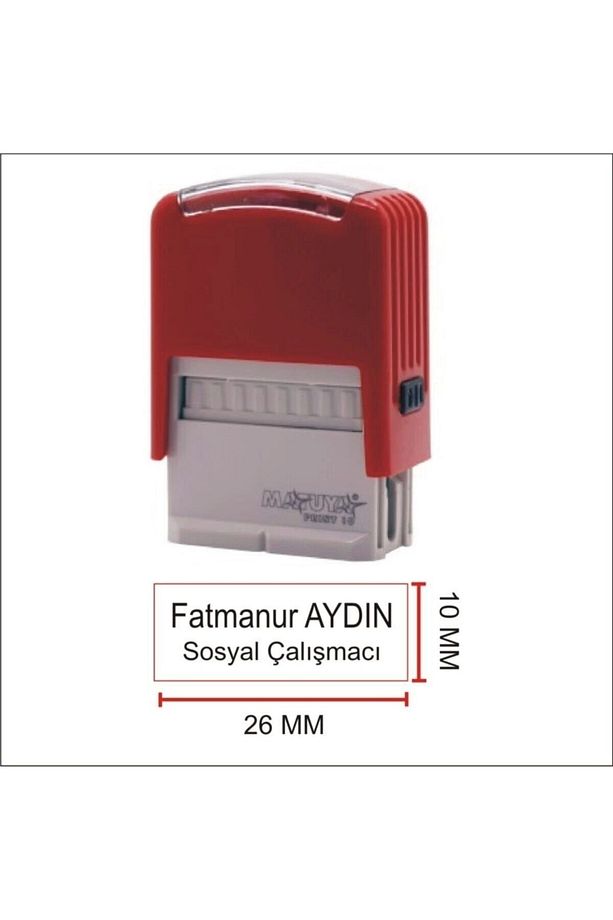 Isim Ünvan Kaşesi - Yazısı Dahil - 3