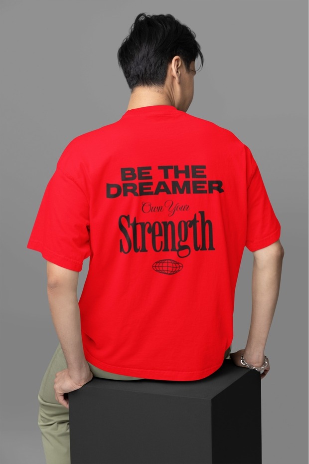 Men/Women -Be the Dreamer- Transfer Printed Round Neck Short Sleeve Tee
