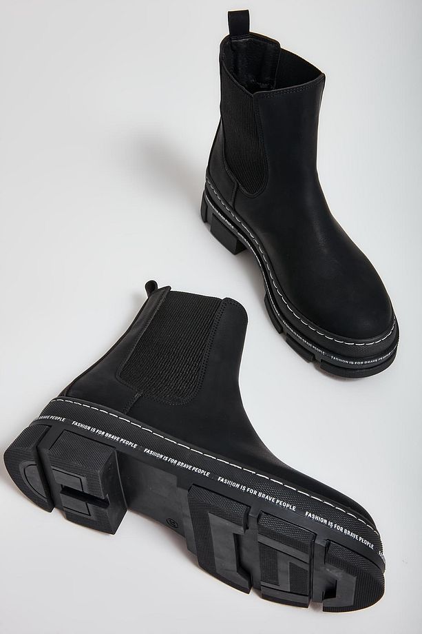 Siyah Kadın Bot & Bootie K02643163609 - 1