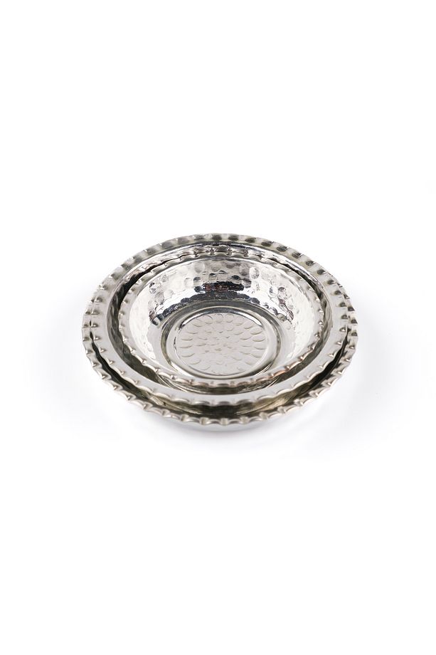 Stoa Kahvaltılık & Çerezlik 3'lü Bakır Tabak Seti (12 cm, 11 cm, 9 cm) - 1