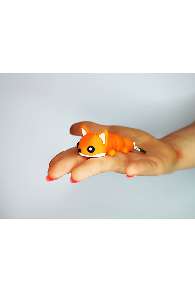 سلسلة مفاتيح متحركة على شكل ثعلب - 4
