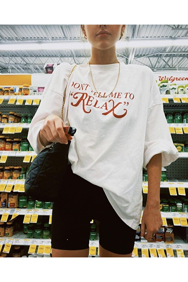 Oversized Short-Sleeve Printed T-Shirt