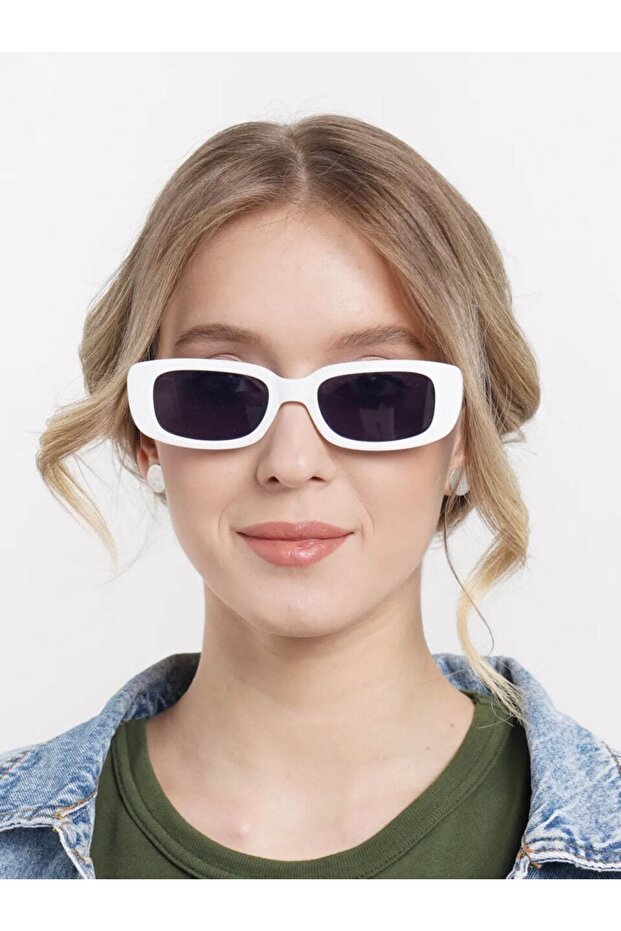 نظارات شمسية بتصميم مستطيل - 2