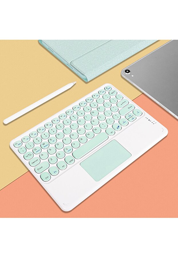 Apple Ipad Pro 13 2024 / Pro 12.9 / Pro 11 2024 Tüm Modellere Uyumlu Üniversel Bluetooth Klavye - 3