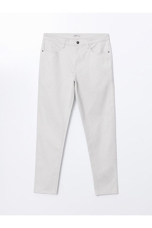 LCWAIKIKI Basic Dar Kalıp Gabardin Erkek Chino Pantolon - 5