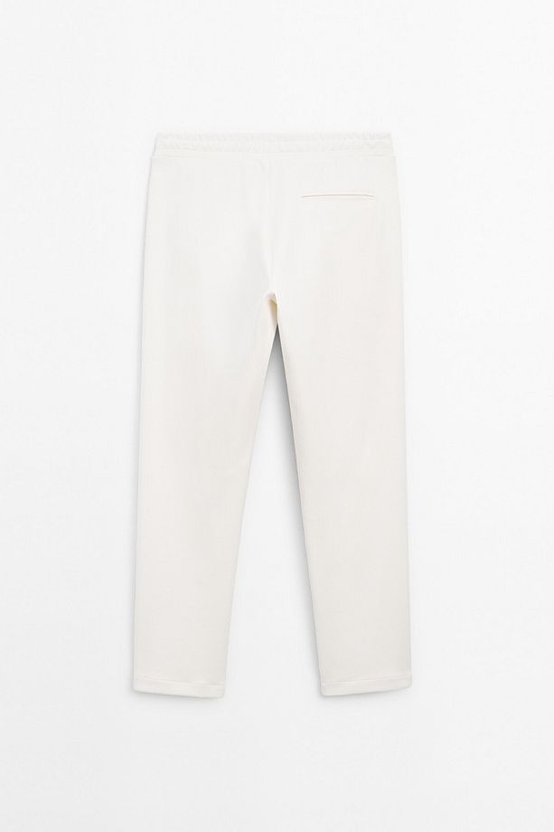 Pamuk karışımlı jogger fit pantolon - 7