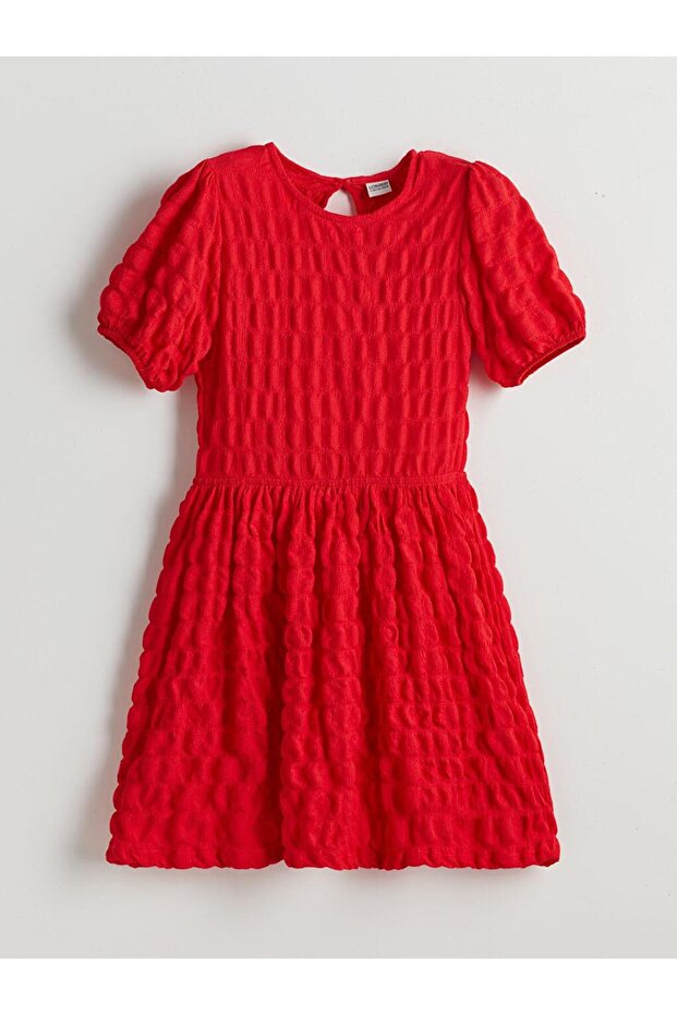 Crew Neck Girl's Dress (S5)