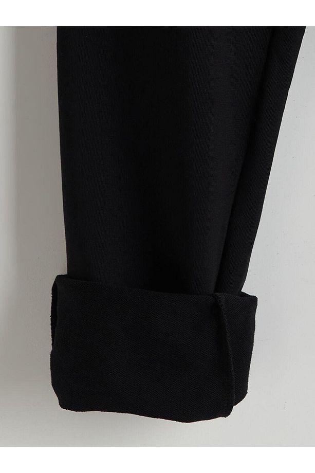 Beli Lastikli Kız Çocuk Jogger Eşofman Altı (S5) - 4