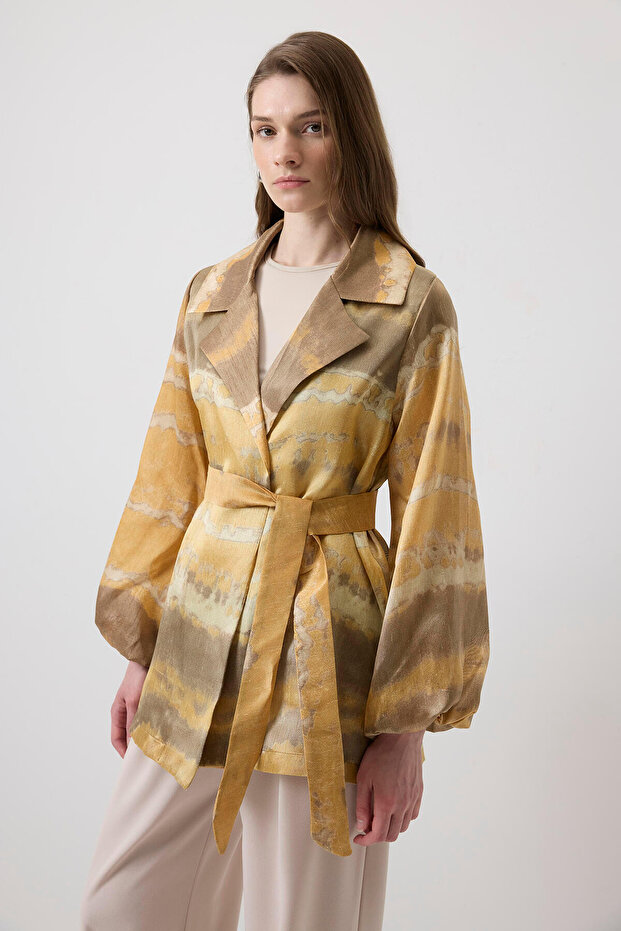 سترة جاكار مزدوجة الصدر - 2