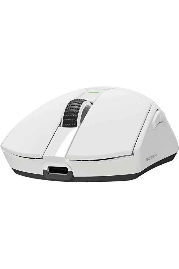 Zenith Pro 4K BT+Wired+2.4G PAW3395 Nordic 52833 MCU Gaming Oyuncu Mouse Beyaz - 5
