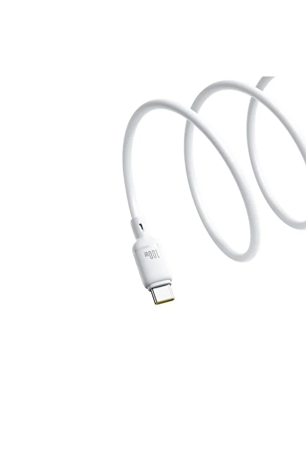 Silky Series USB to Type-C 100W Hızlı Şarj Kablosu 1m - Beyaz - 3